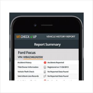 Full Vehicle History Report